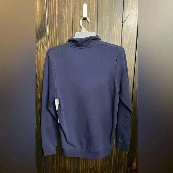 Under Armour UA Playback Fleece 1/4 Zip Navy/Gray Size:Medium - Picture 10 of 15